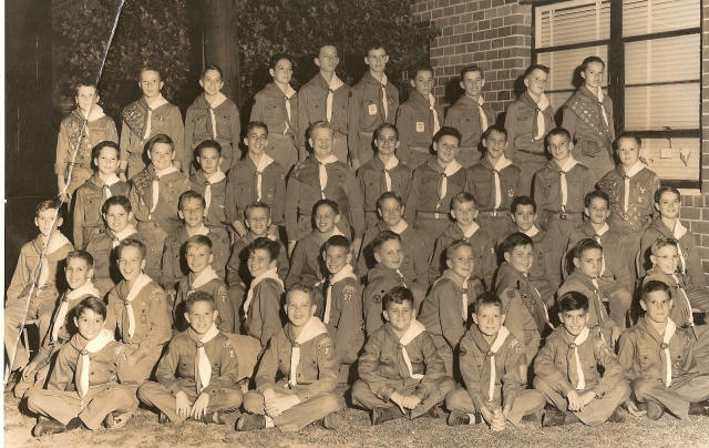 Boy Scout Troop #27 sponsored by Murray Hill Baptist Church (names on the back)
